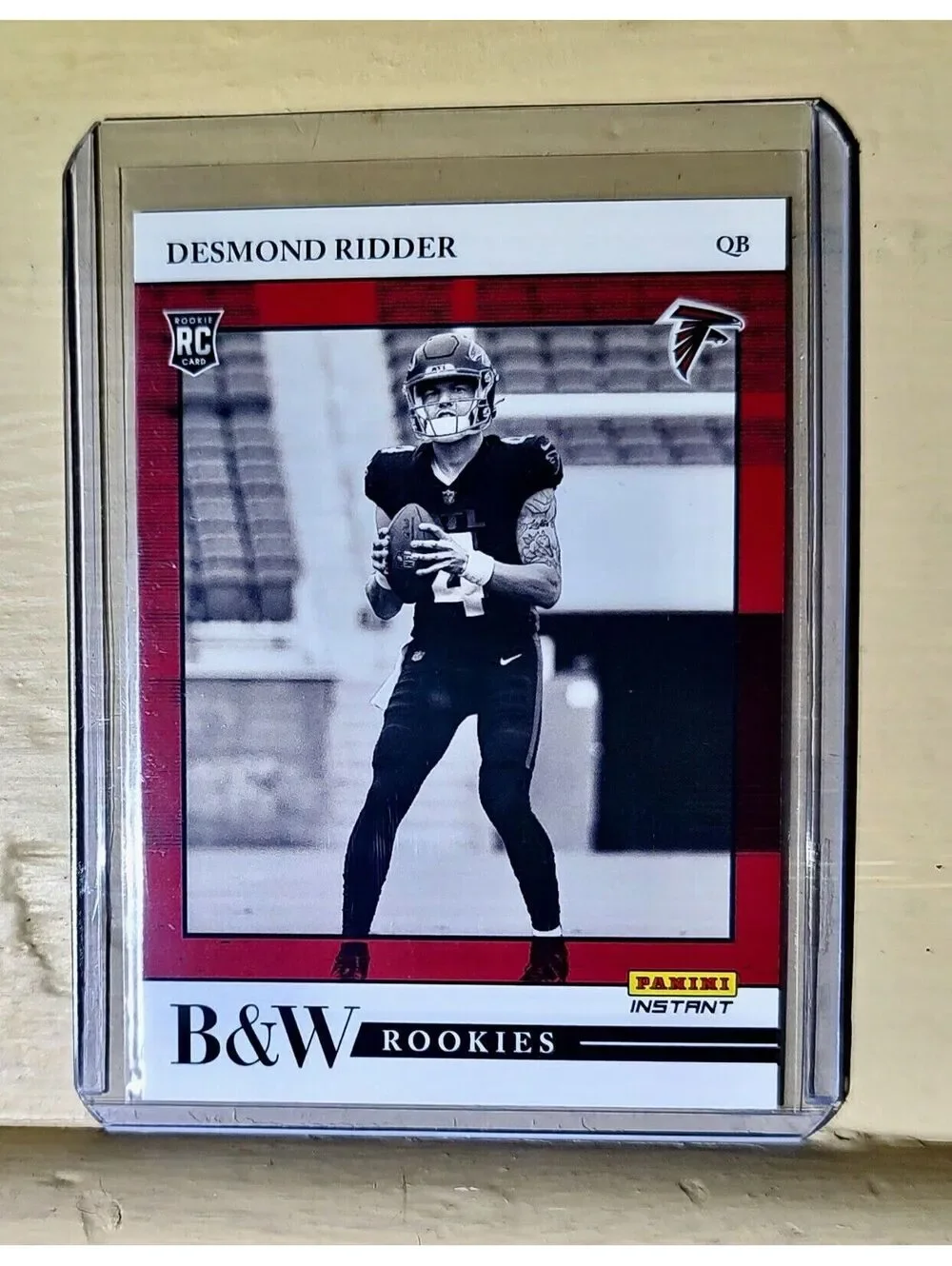 Desmond Ridder 2022 Panini NFL Black & White Rookies #24 Football Card 1 of 649